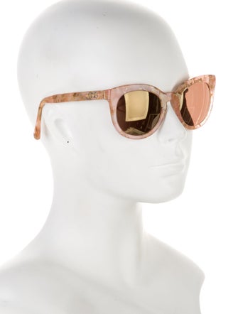 Dolce & Gabbana Cat-Eye Mirrored Sunglasses