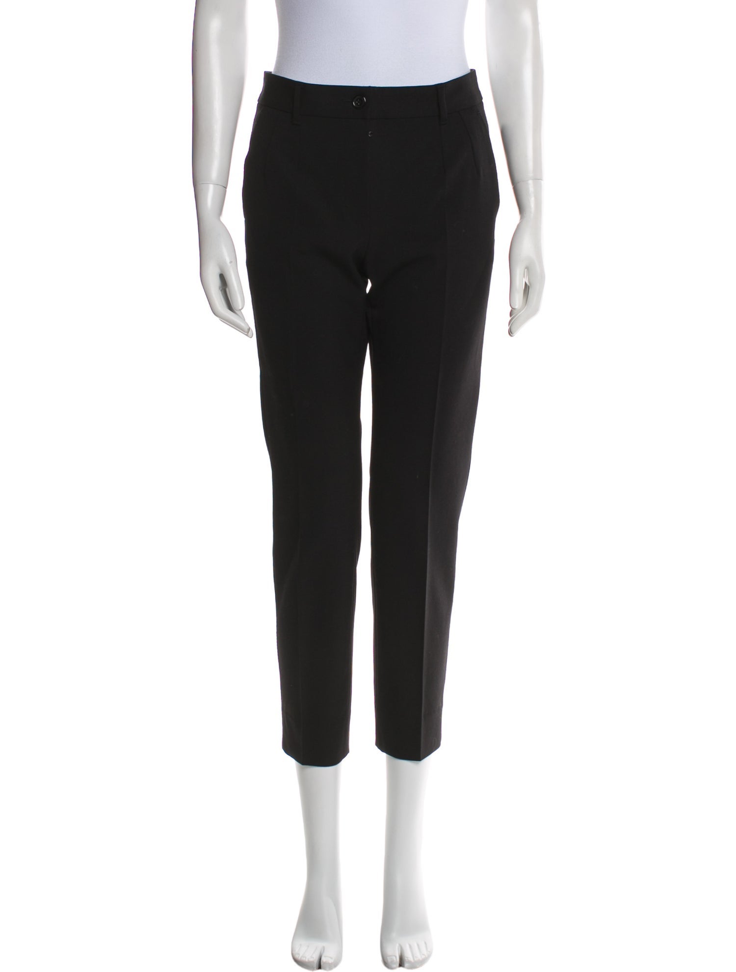 Dolce & Gabbana Virgin Wool Skinny Leg Pants