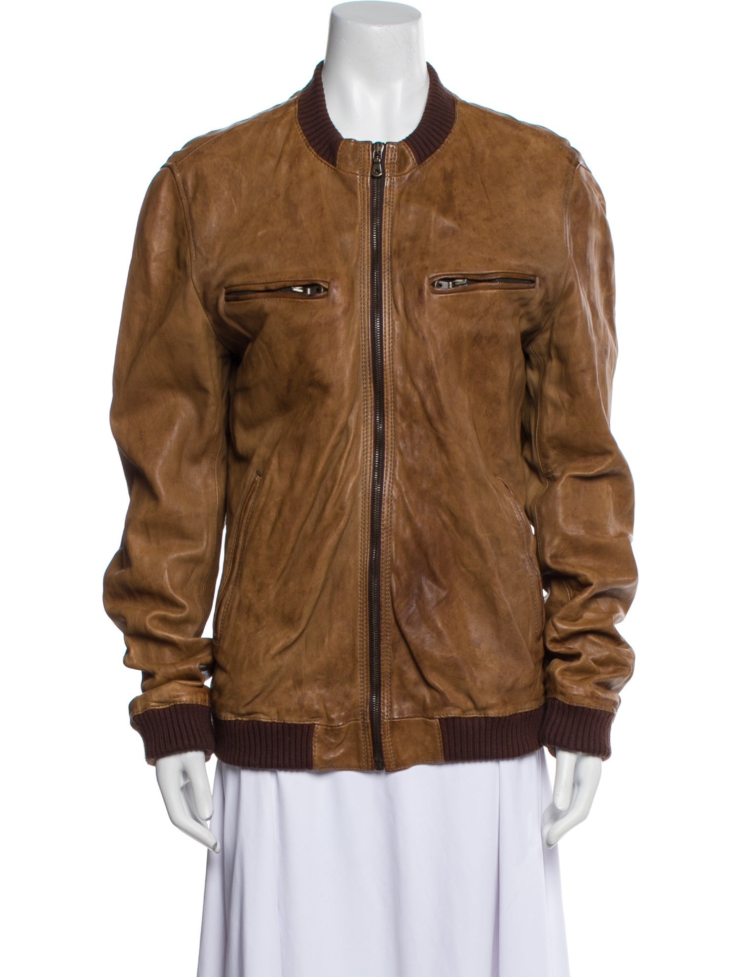 Dolce & Gabbana Lambskin Bomber Jacket