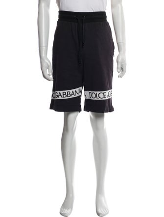 Dolce & Gabbana Graphic Print Jogger Shorts