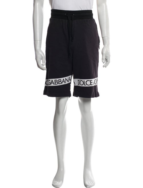 Dolce & Gabbana Graphic Print Jogger Shorts