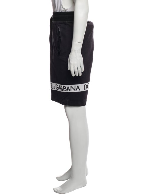 Dolce & Gabbana Graphic Print Jogger Shorts