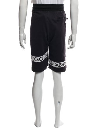 Dolce & Gabbana Graphic Print Jogger Shorts