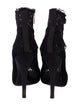 Dolce & Gabbana Mesh Lace Trim Embellishment Boots