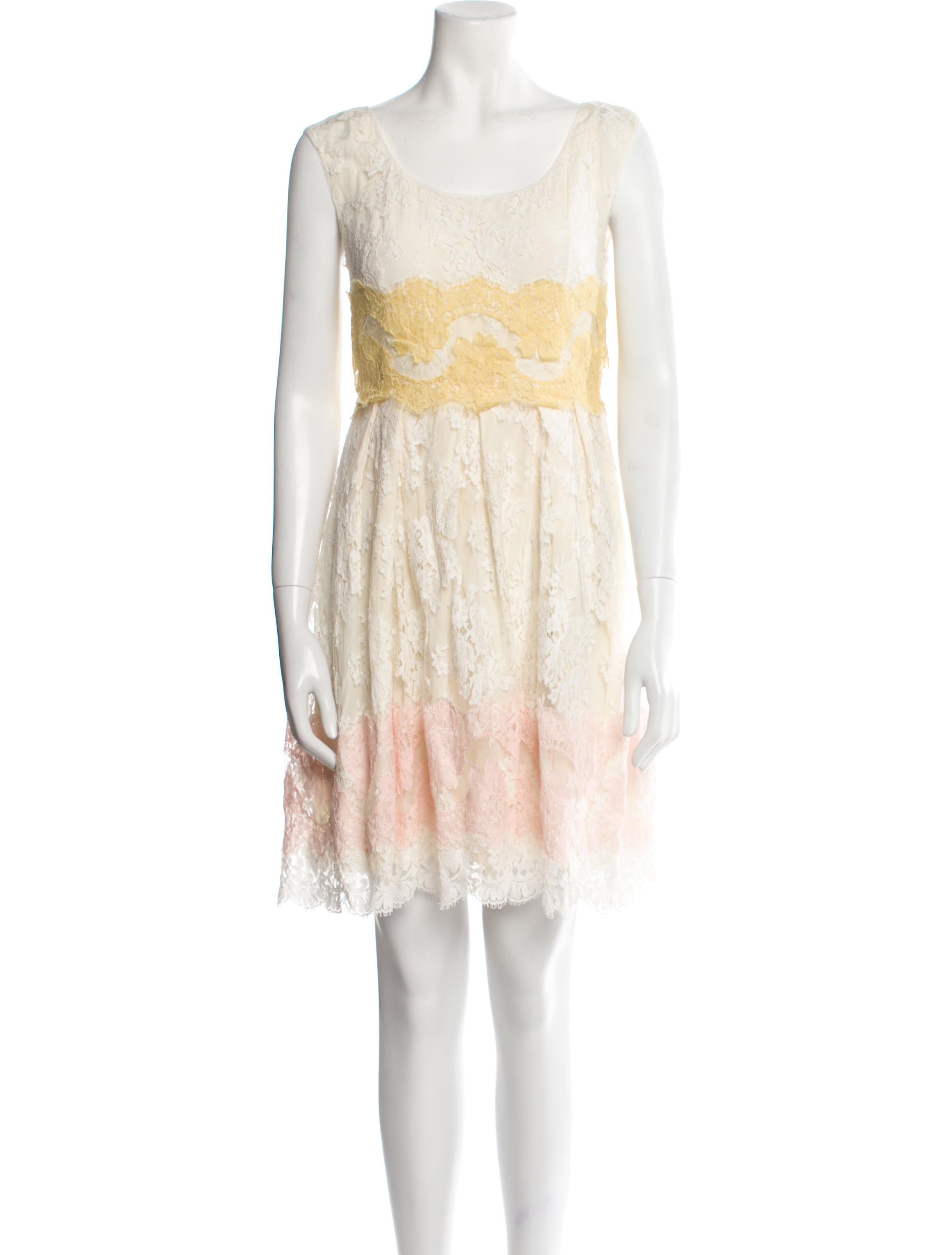 Dolce & Gabbana Lace Pattern Knee-Length Dress