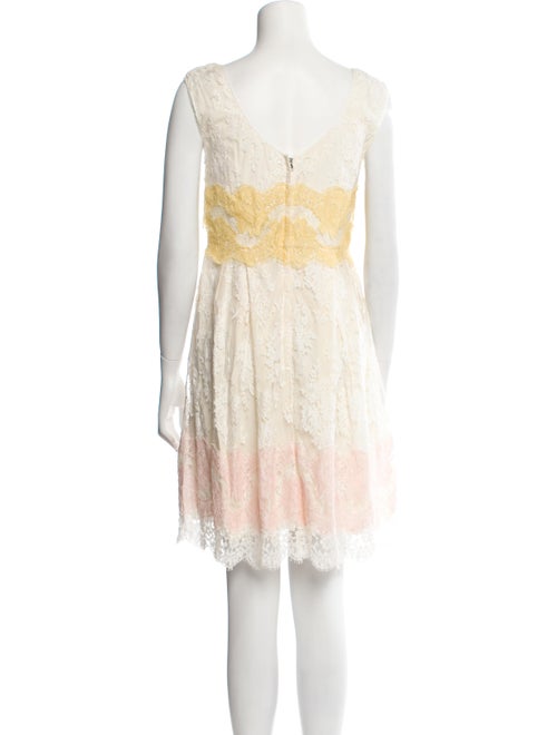 Dolce & Gabbana Lace Pattern Knee-Length Dress