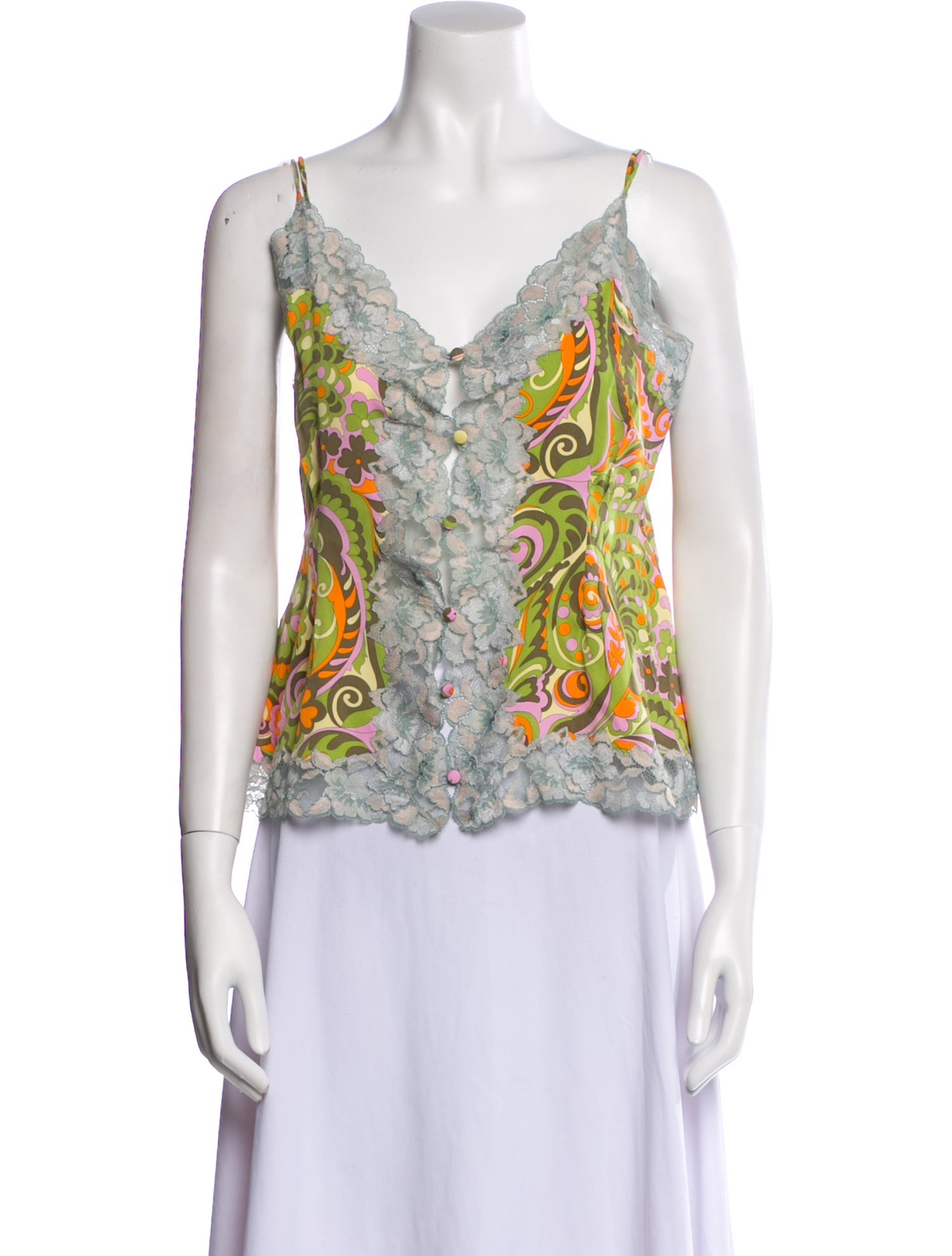Dolce & Gabbana Silk Printed Top