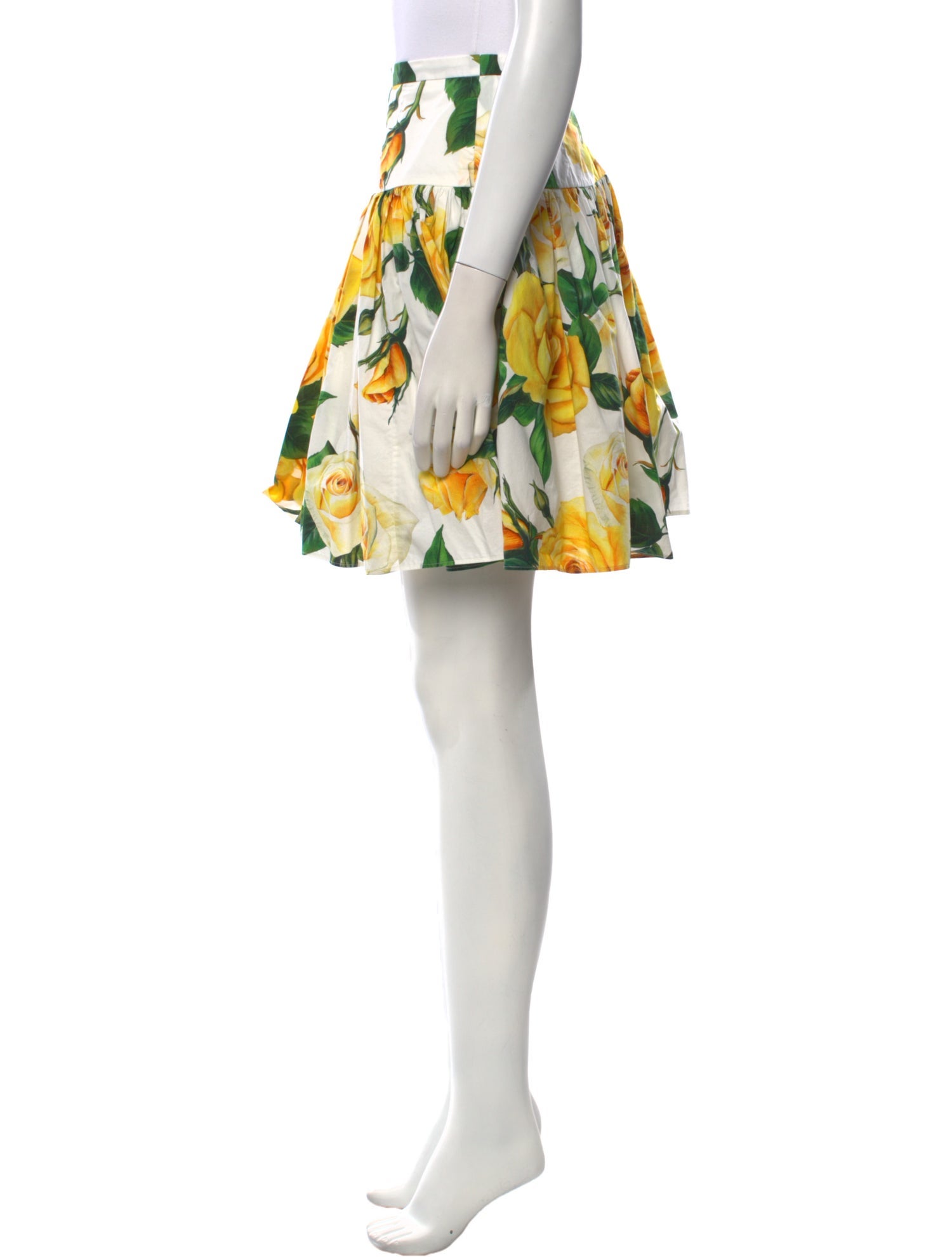 Dolce & Gabbana Floral Print Knee-Length Skirt