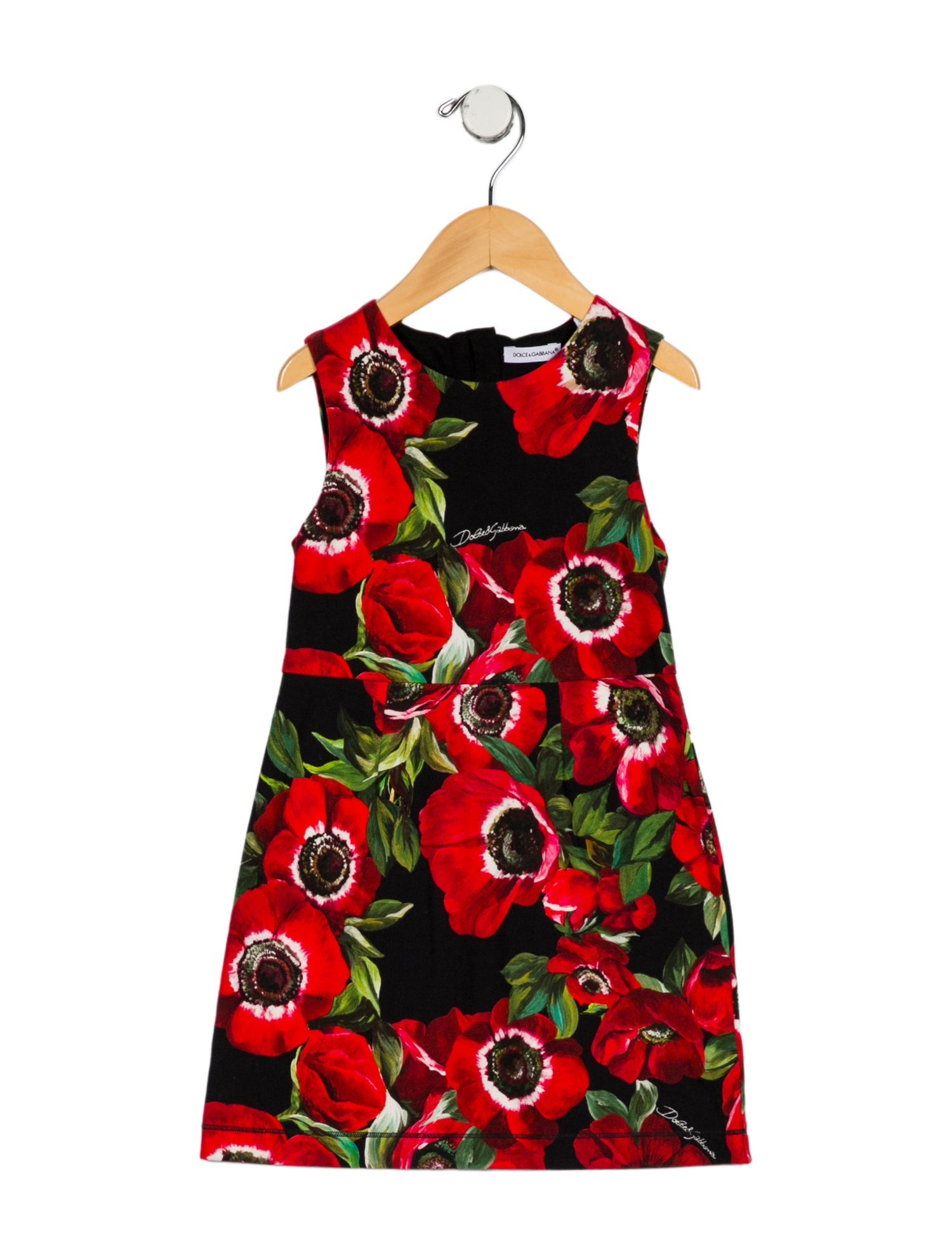 Dolce & Gabbana toddler girls red and black dress