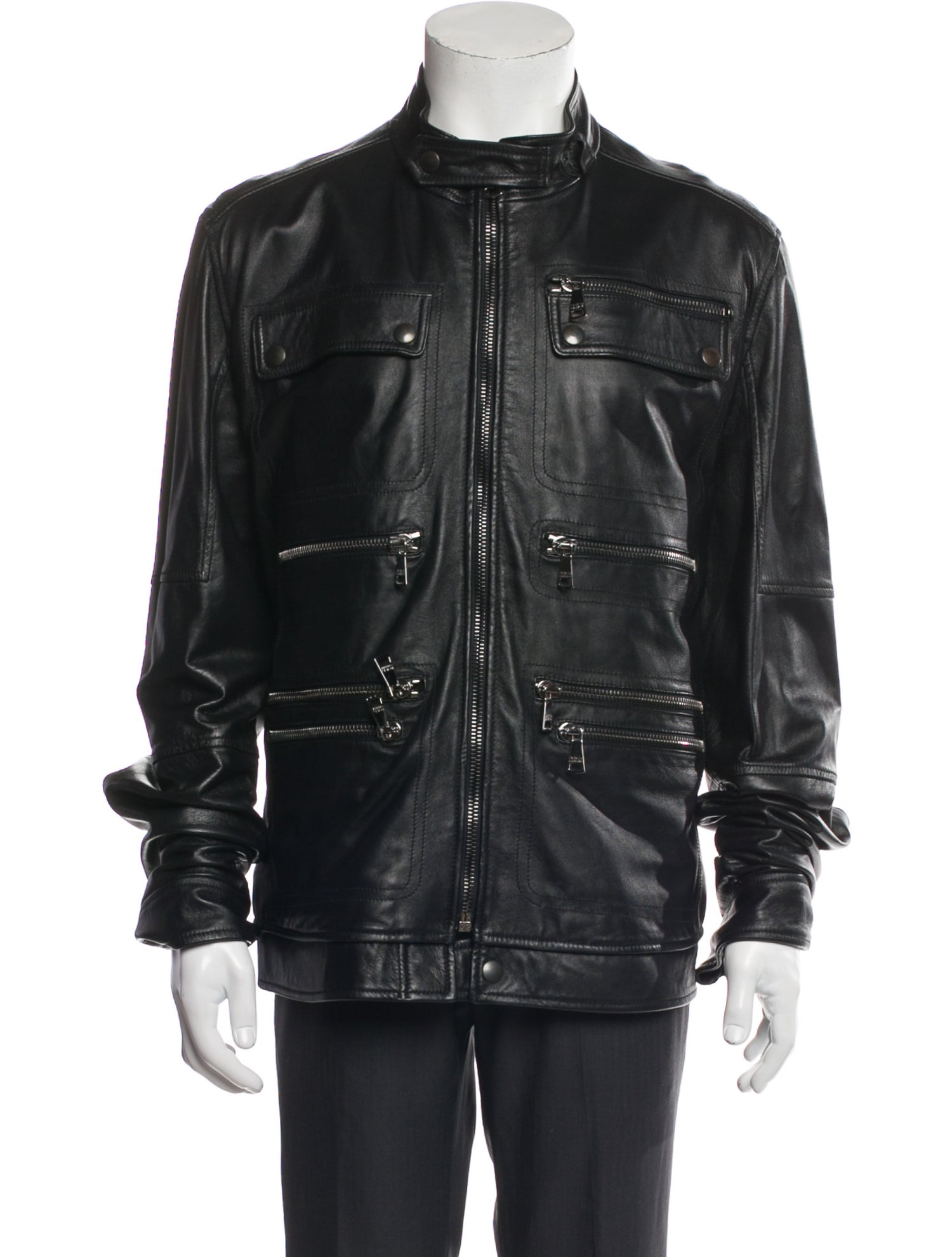 Dolce & Gabbana Shearling Utility Jacket