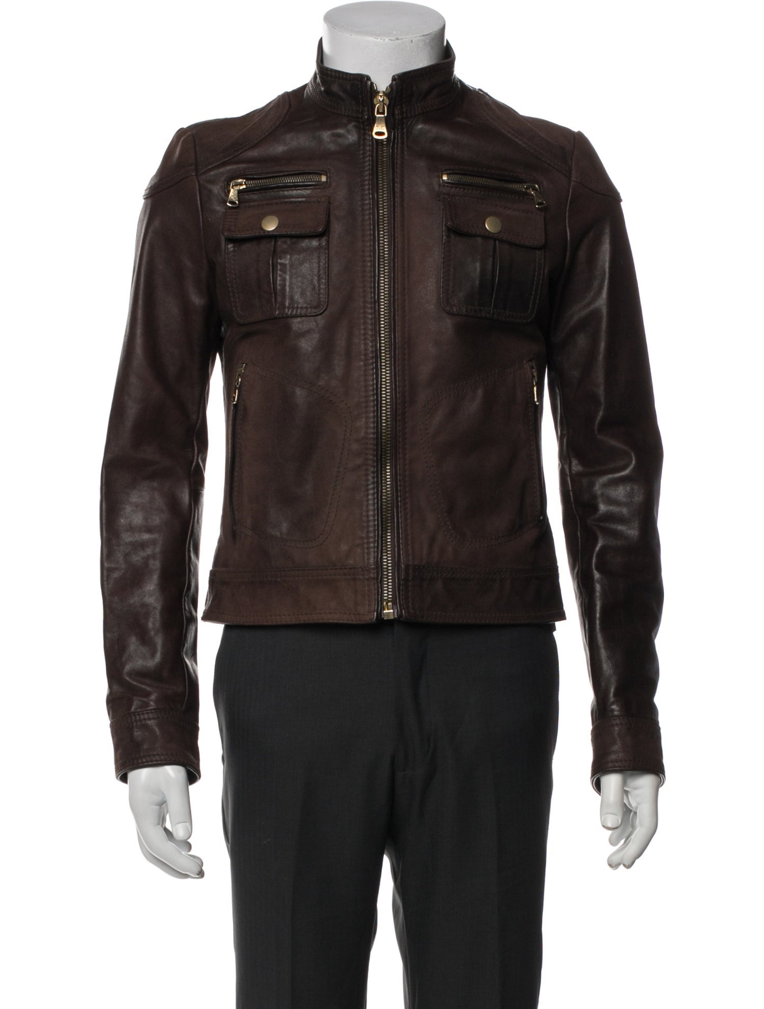 D&G Leather Moto Jacket