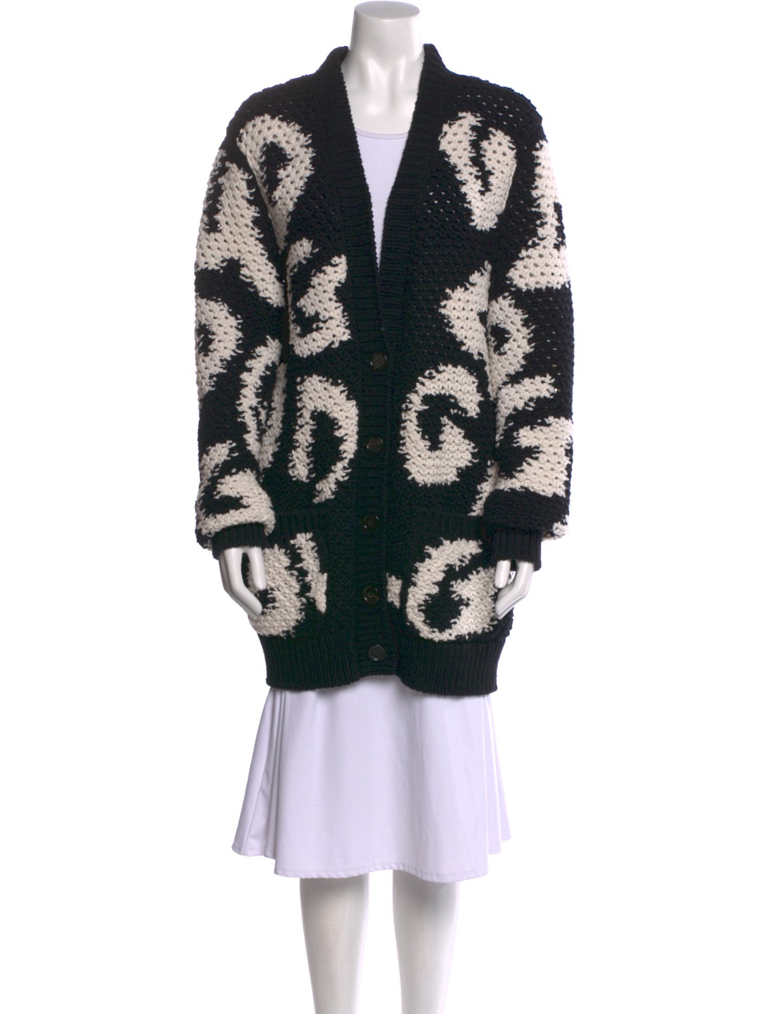 Dolce & Gabbana Virgin Wool Printed Sweater