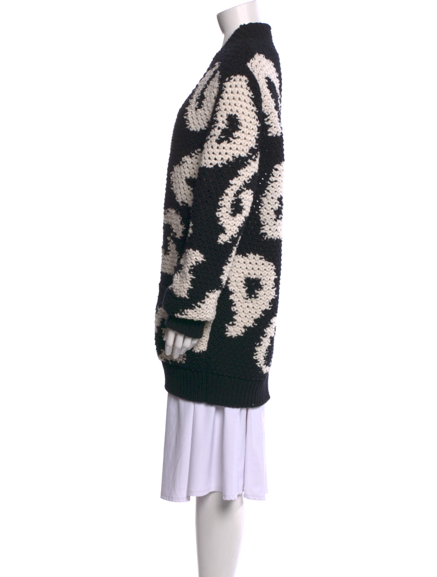 Dolce & Gabbana Virgin Wool Printed Sweater