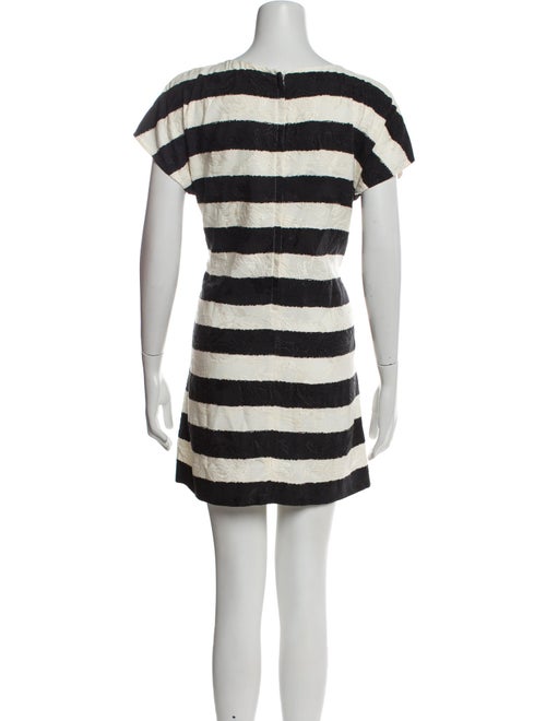 Dolce & Gabbana Striped Mini Dress
