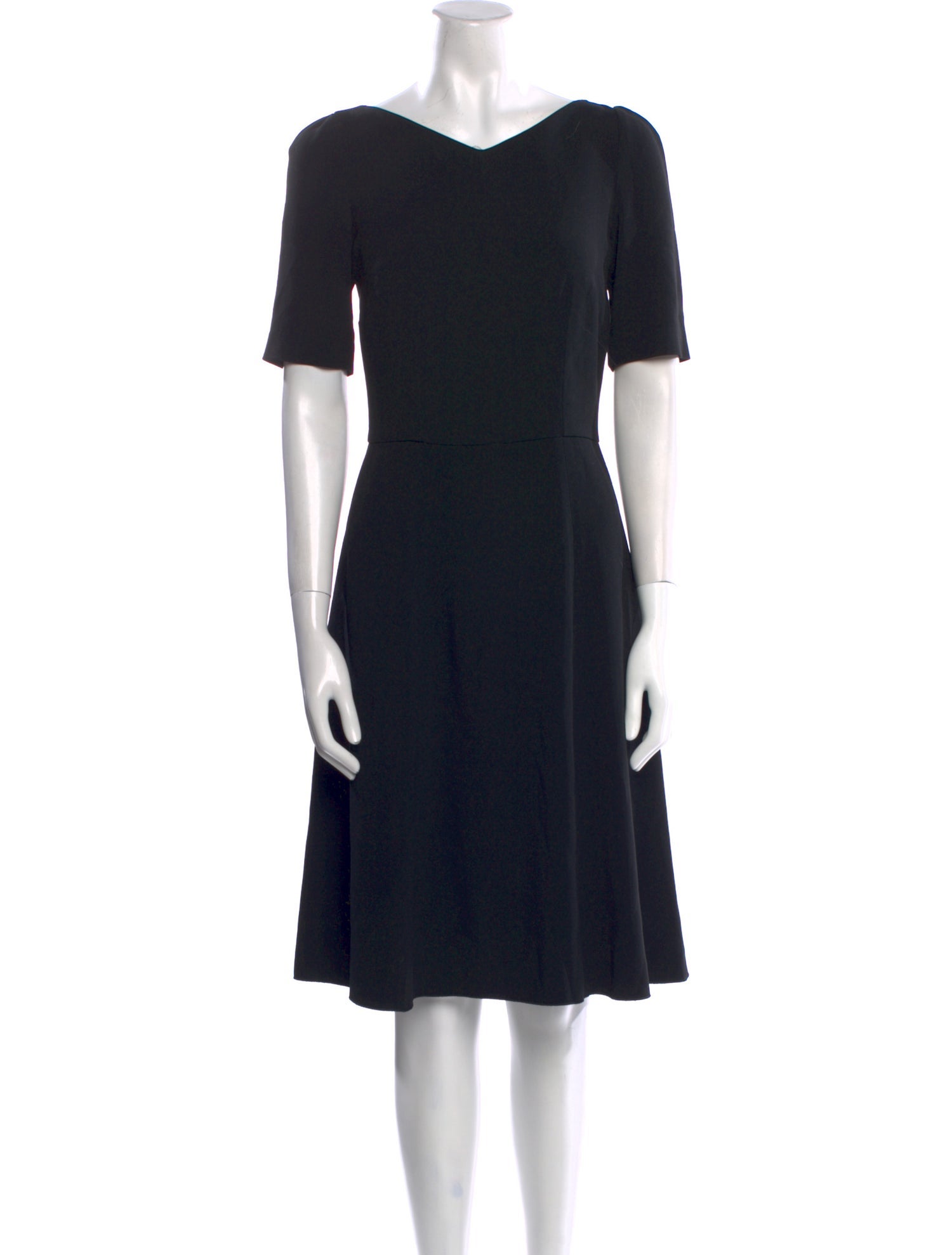 Dolce & Gabbana V-Neck Knee-Length Dress