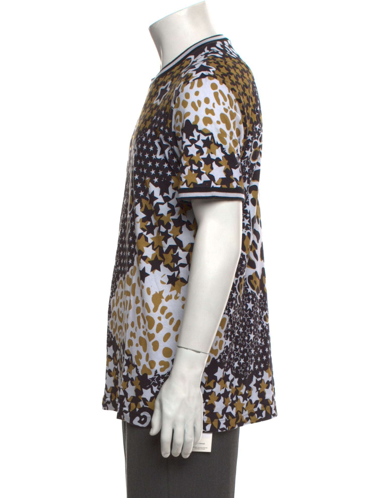 Dolce & Gabbana Animal Print Crew Neck T-Shirt