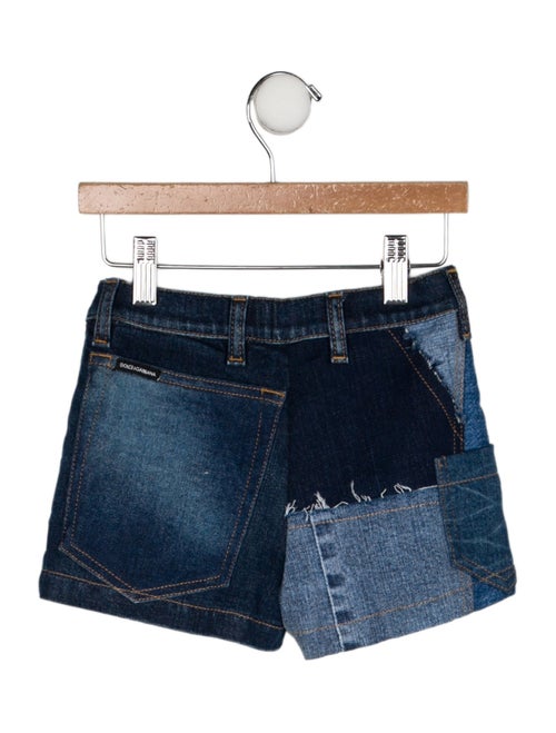Dolce & Gabbana Flat Front Denim Shorts