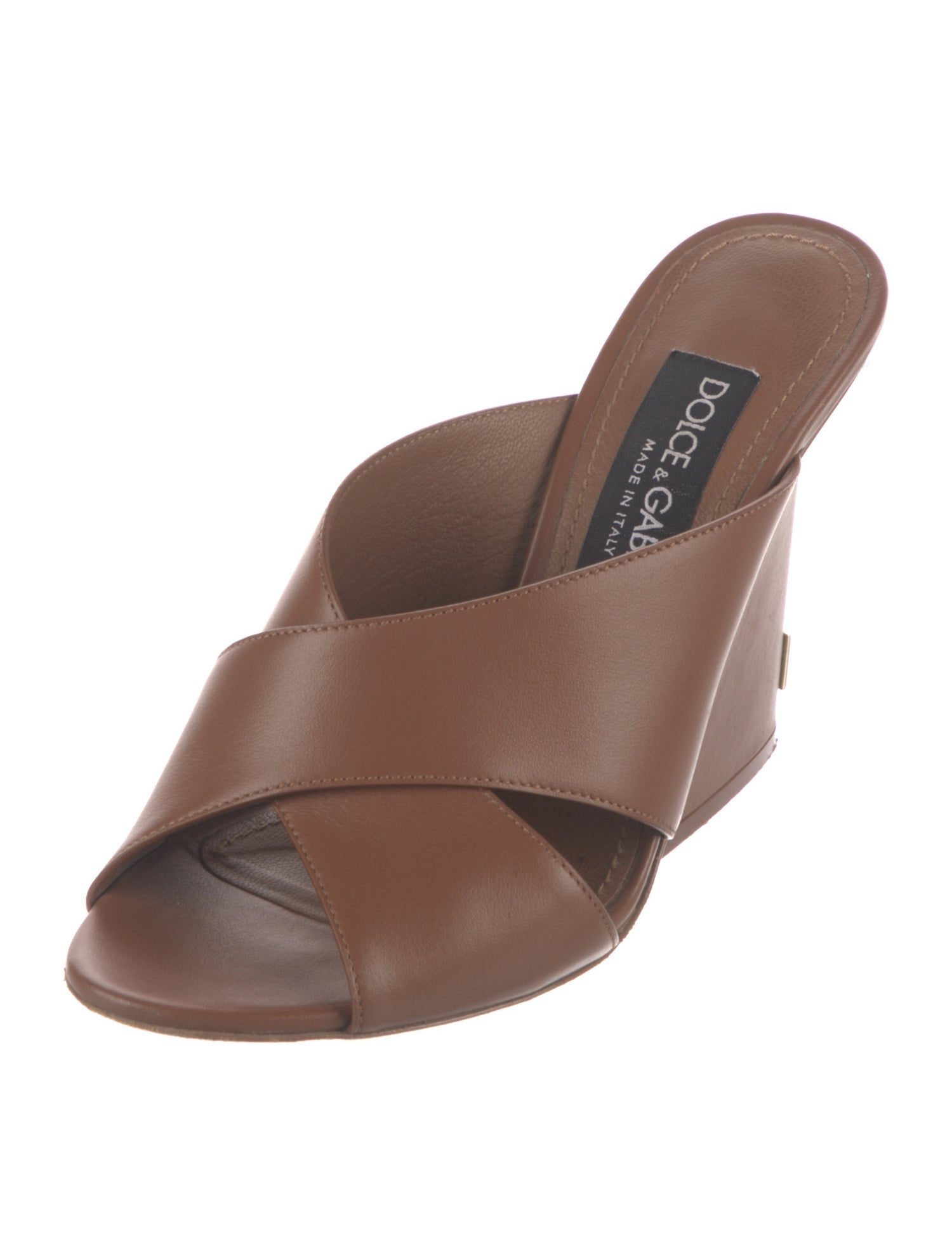 Dolce & Gabbana Leather Slides