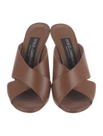 Dolce & Gabbana Leather Slides