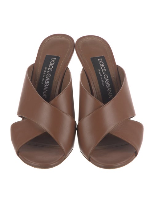 Dolce & Gabbana Leather Slides