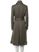Dolce & Gabbana Virgin Wool Trench Coat
