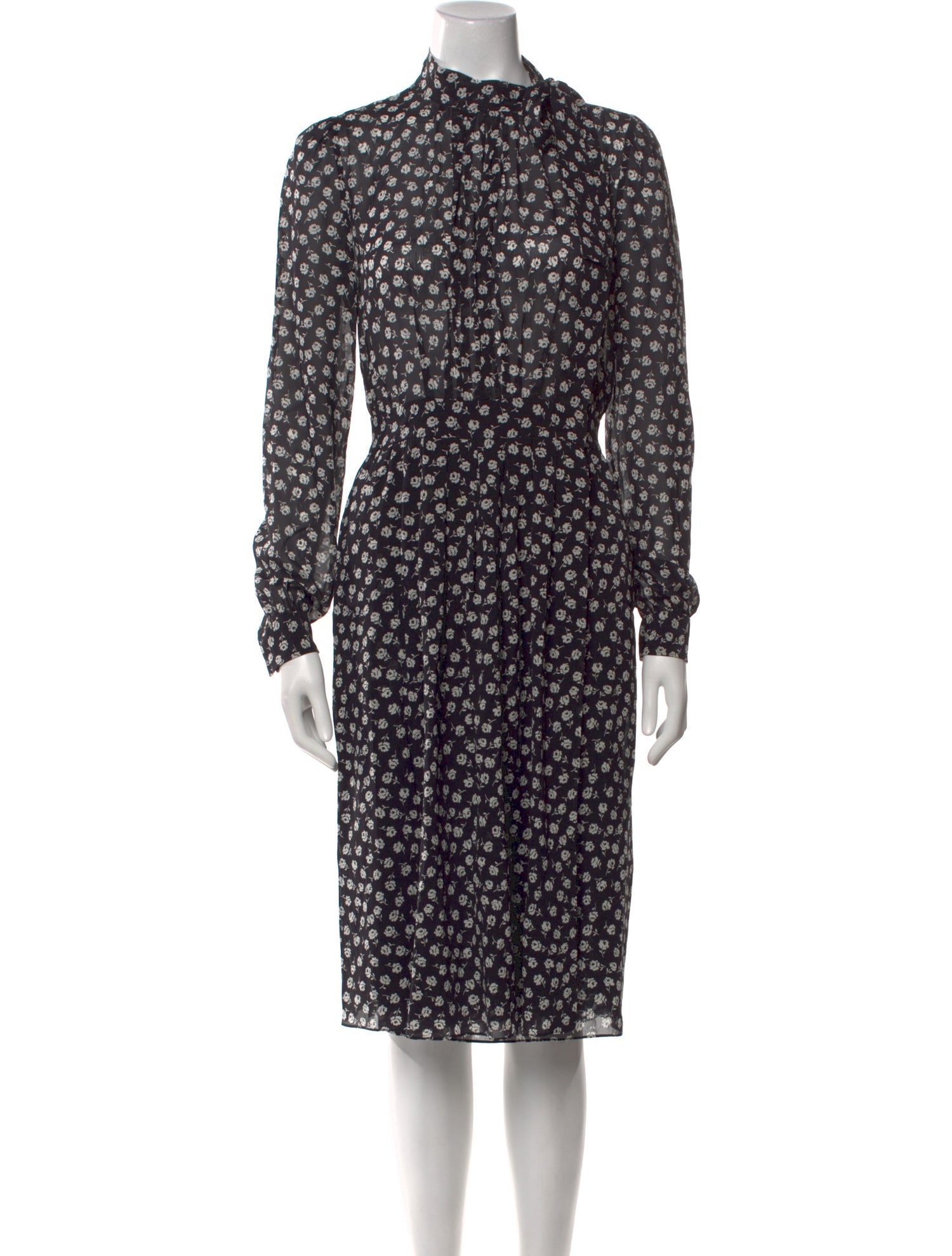 Dolce & Gabbana Silk Midi Length Dress