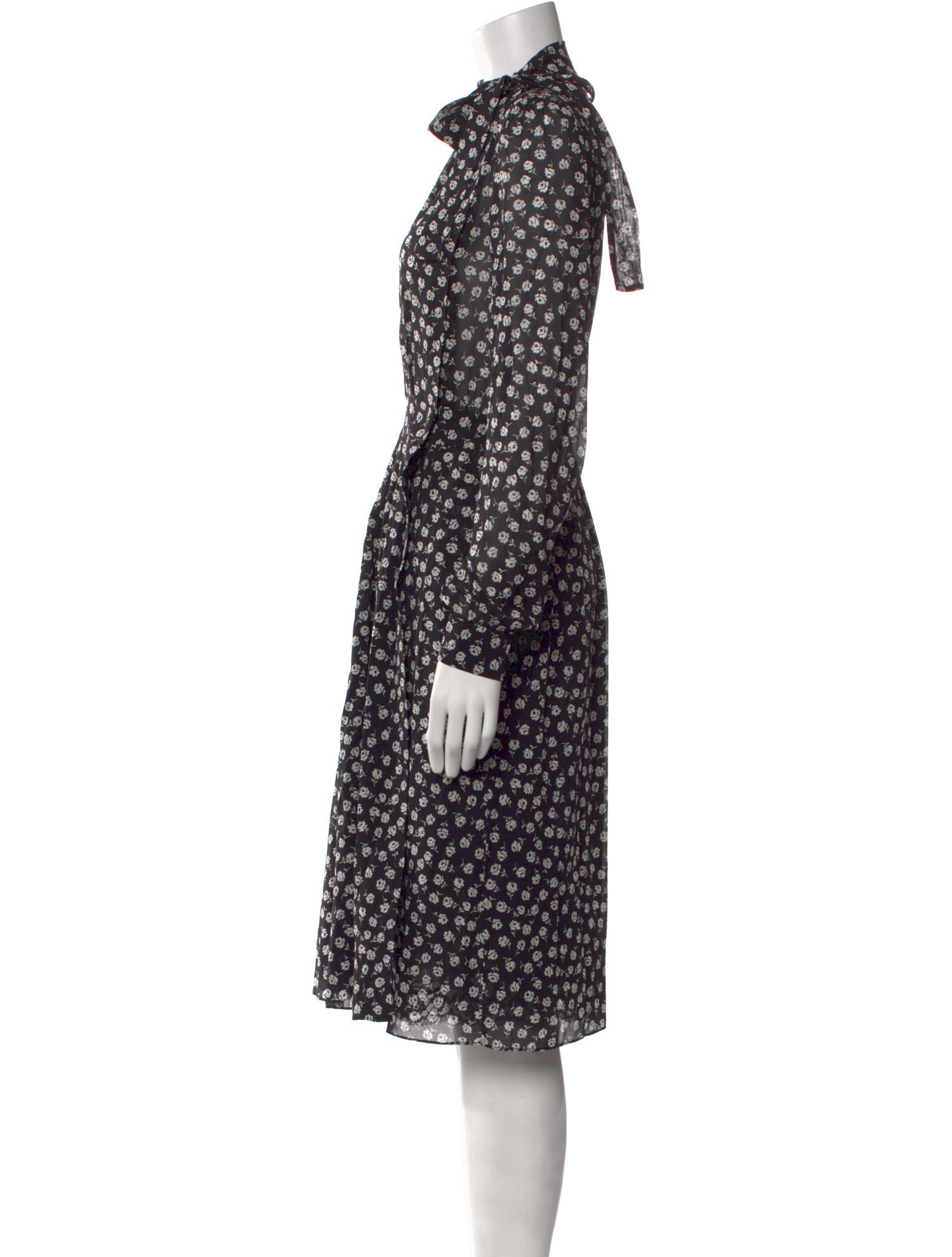 Dolce & Gabbana Silk Midi Length Dress