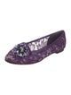 Dolce & Gabbana Lace Lace Pattern Ballet Flats