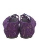 Dolce & Gabbana Lace Lace Pattern Ballet Flats