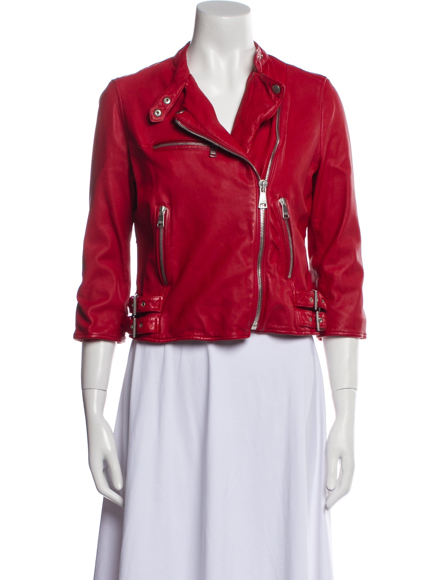 Dolce & Gabbana Leather Biker Jacket