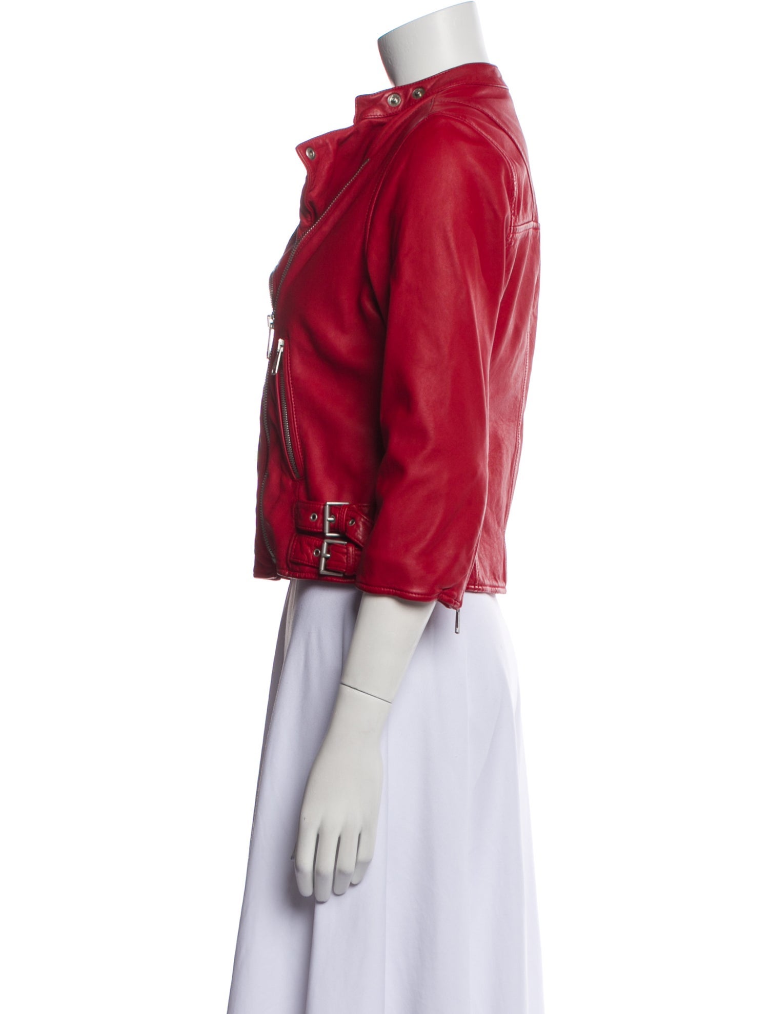 Dolce & Gabbana Leather Biker Jacket