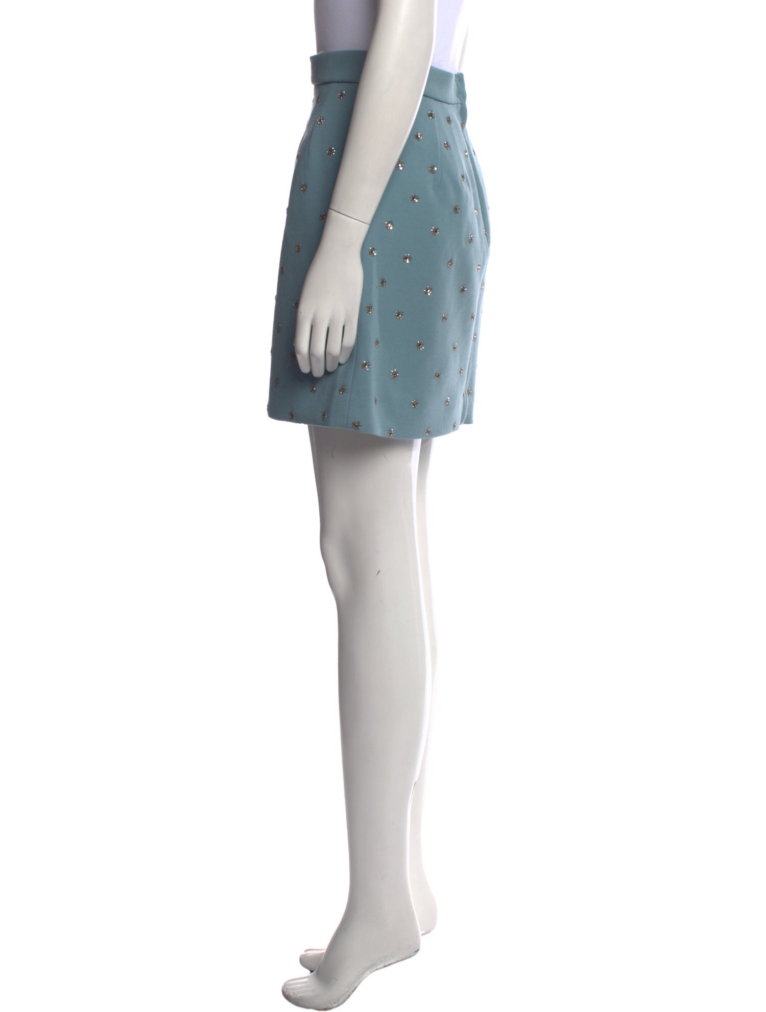 Dolce & Gabbana Virgin Wool Mini Skirt