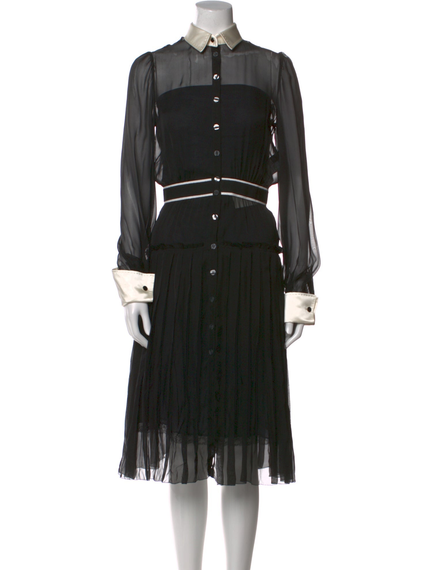 Dolce & Gabbana Silk Knee-Length Dress