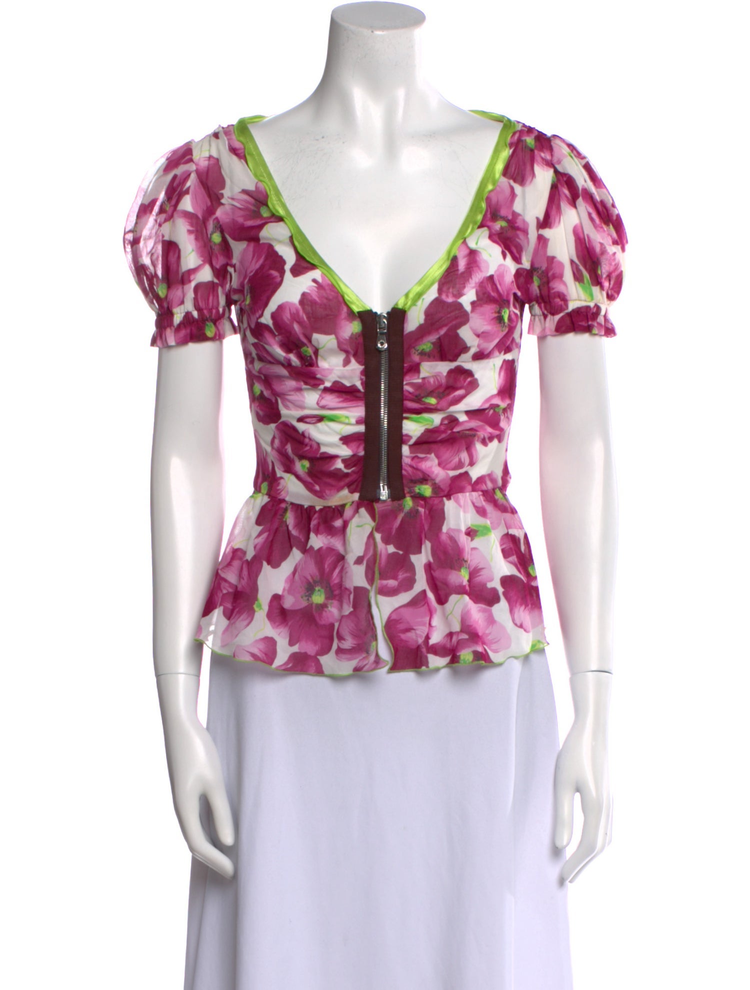 Dolce & Gabbana Vintage Floral Print Top