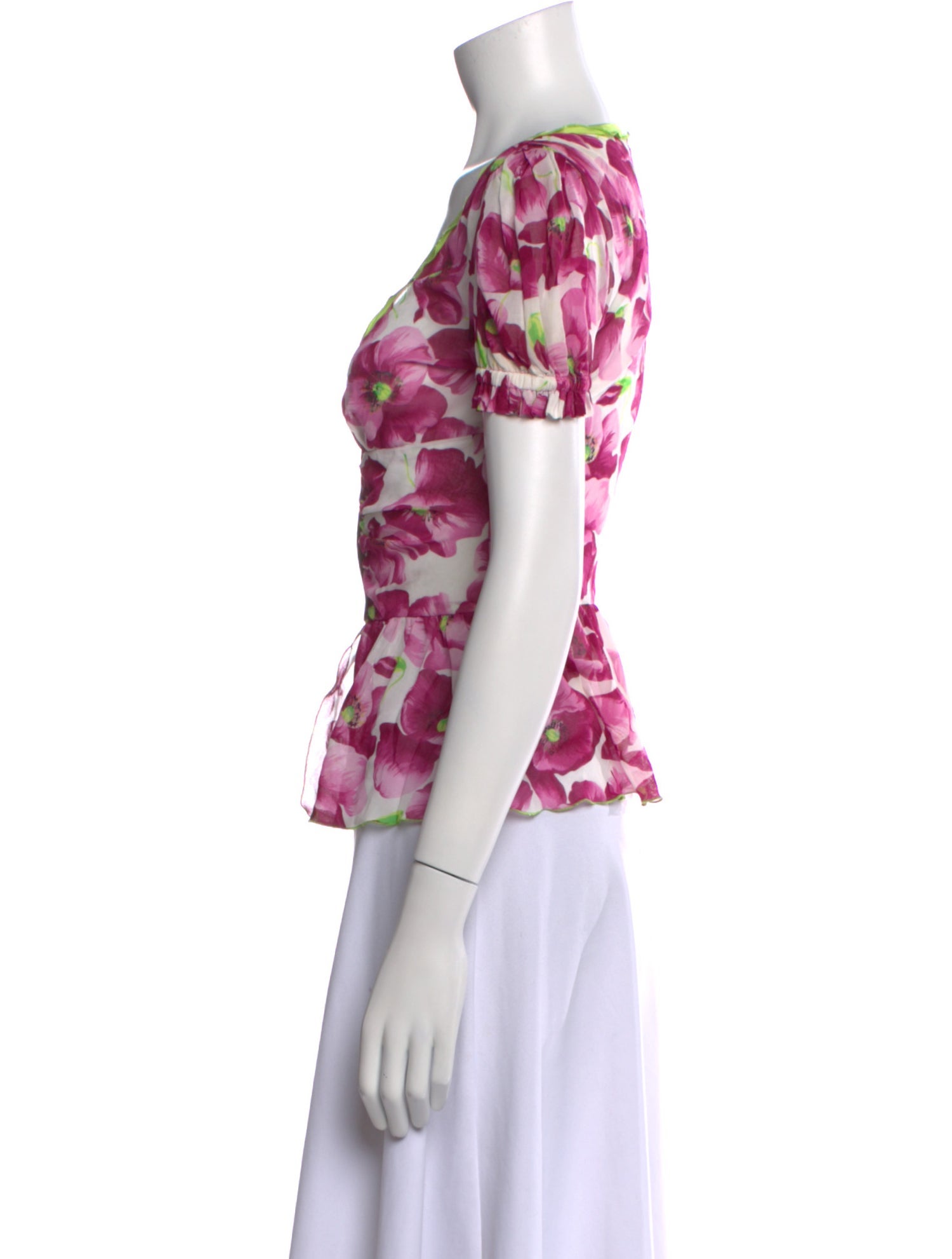 Dolce & Gabbana Vintage Floral Print Top