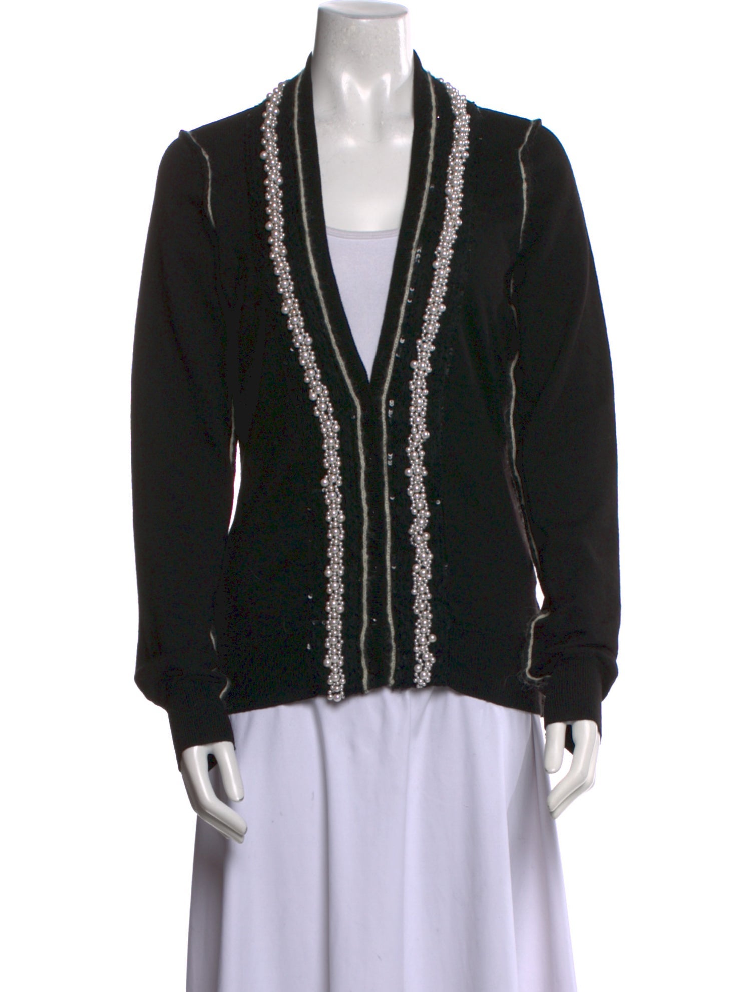 Dolce & Gabbana Striped V-Neck Sweater