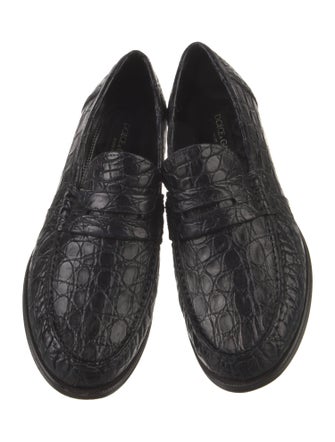 Dolce & Gabbana Crocodile Loafers