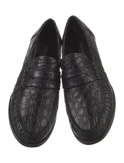 Dolce & Gabbana Crocodile Loafers