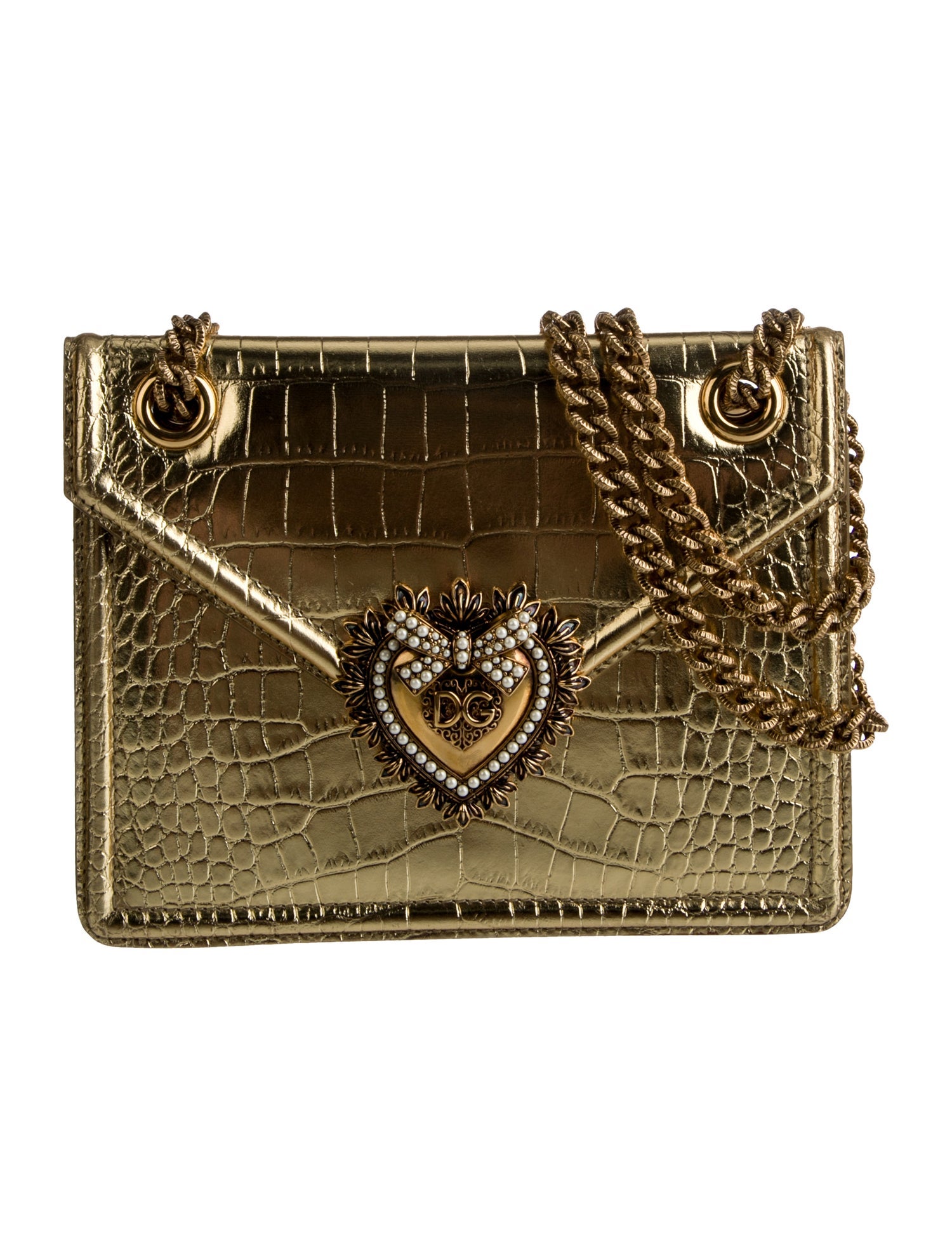 Dolce & Gabbana Faux Pearl Shoulder Bag