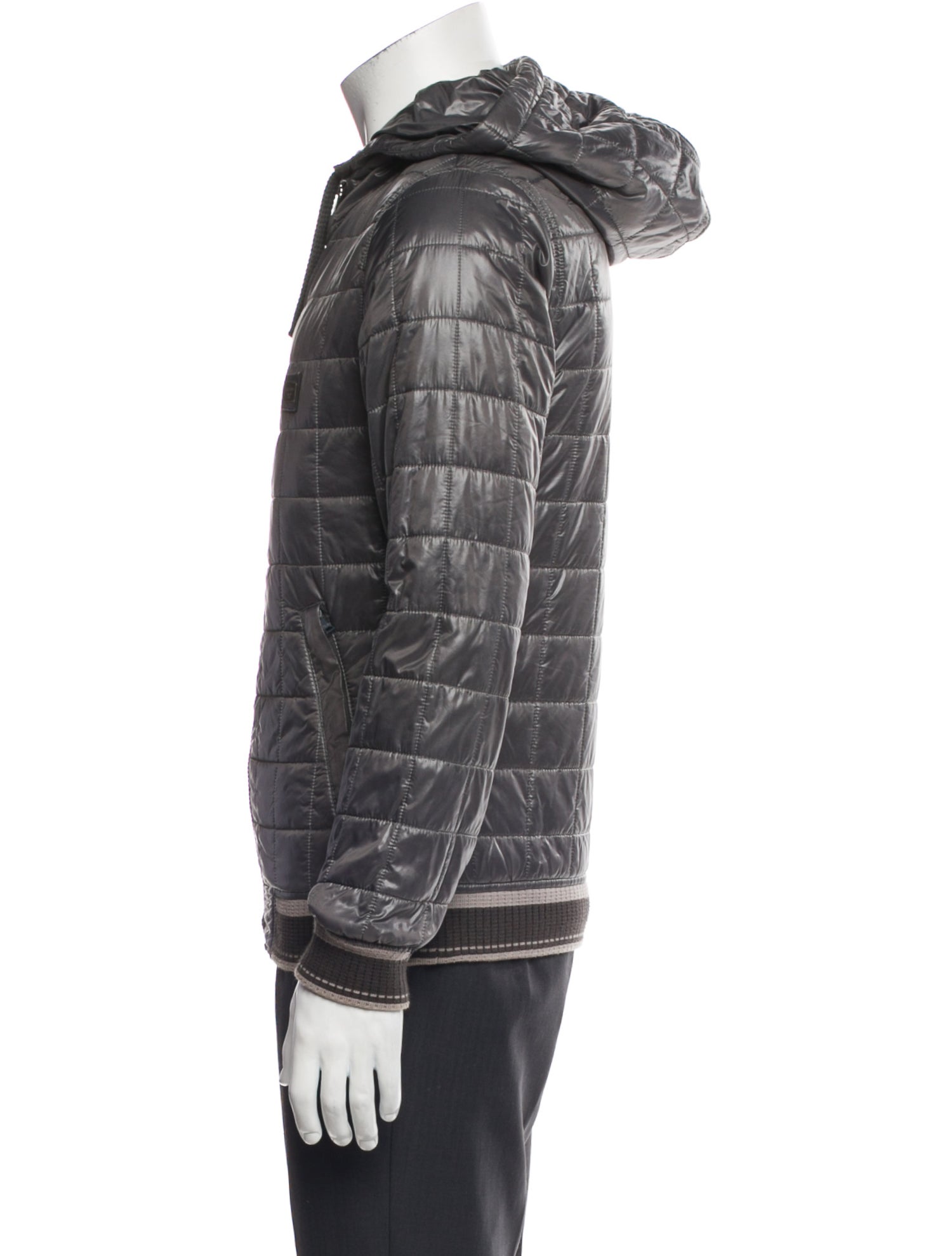 Dolce & Gabbana Quilted Pattern Puffer Coat