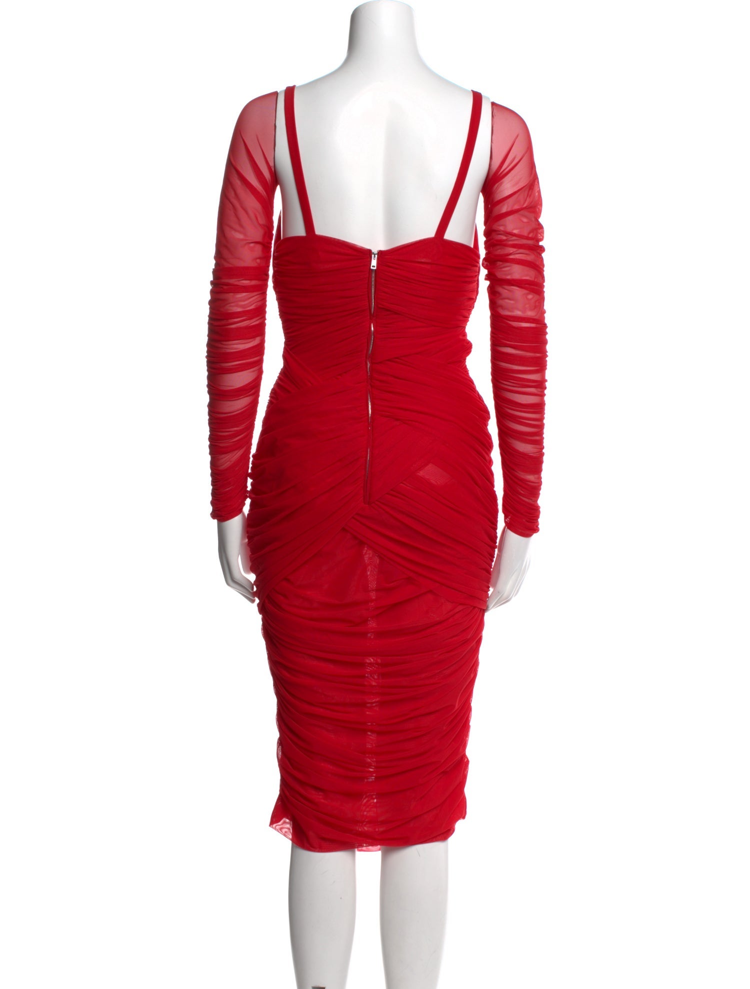 Dolce & Gabbana Scoop Neck Long Dress