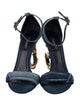 Dolce & Gabbana Denim Patterned Sandals
