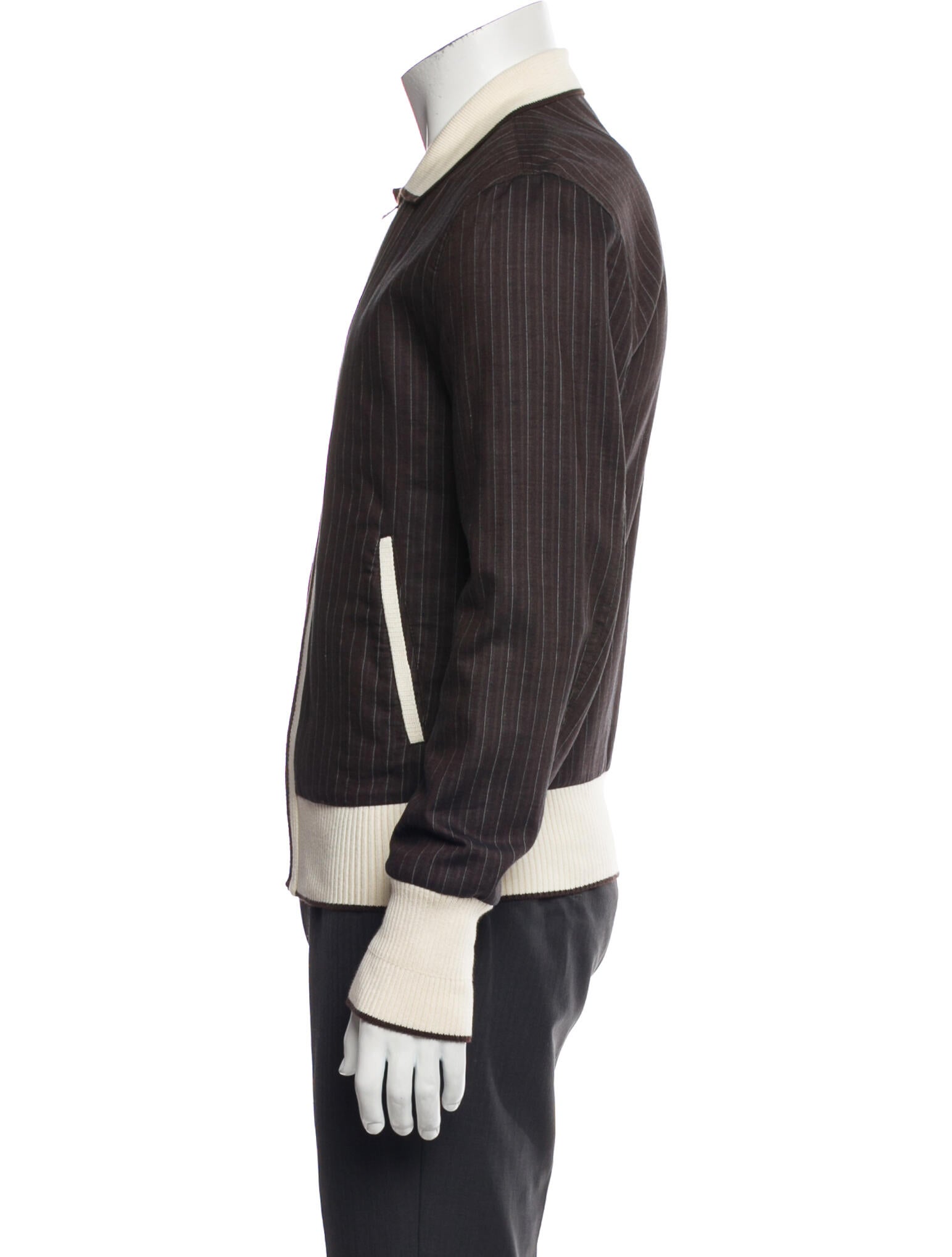 Dolce & Gabbana Striped Bomber Jacket