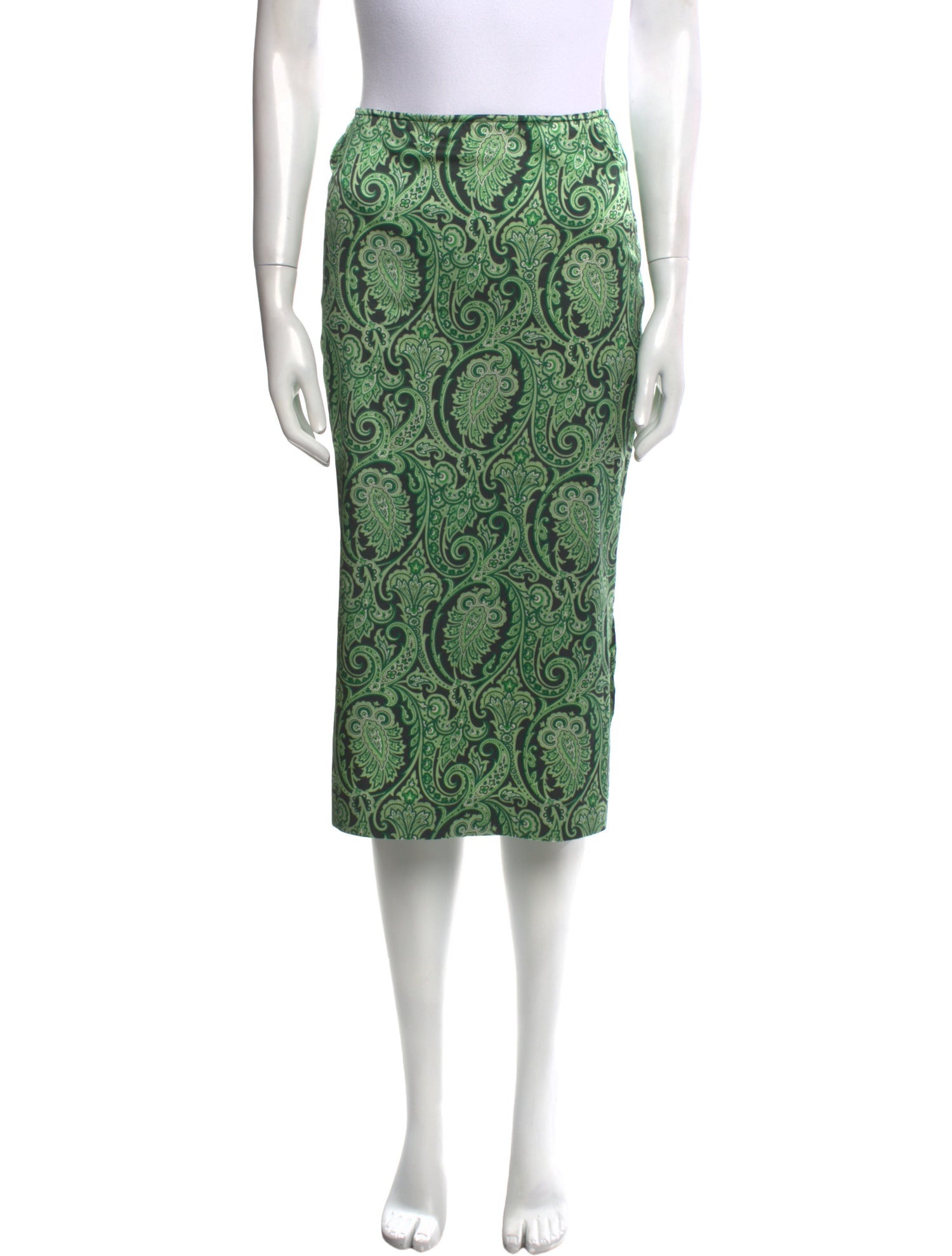 Dolce & Gabbana Paisley Print Knee-Length Skirt