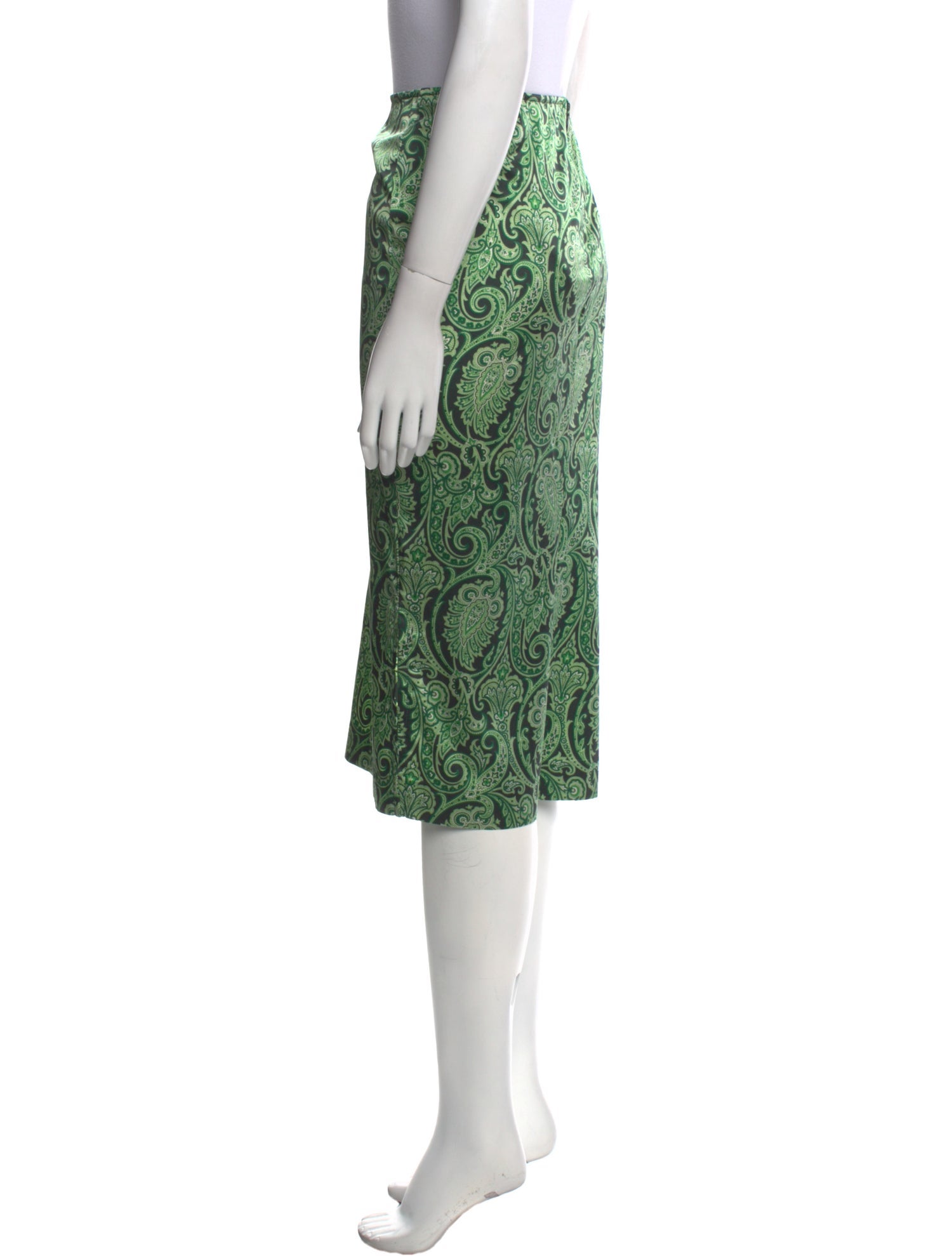 Dolce & Gabbana Paisley Print Knee-Length Skirt