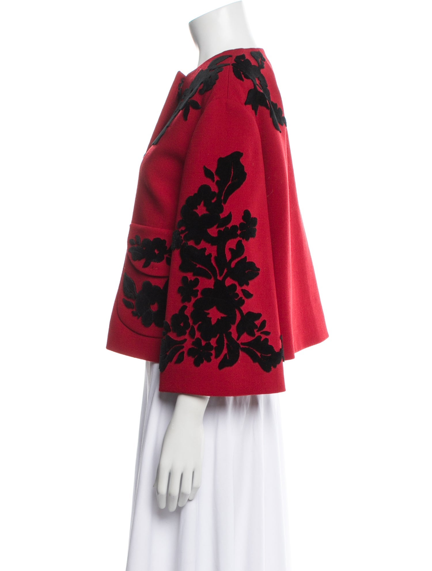 Dolce & Gabbana Virgin Wool Floral Print Jacket