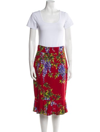 Dolce & Gabbana Printed Skirt Set