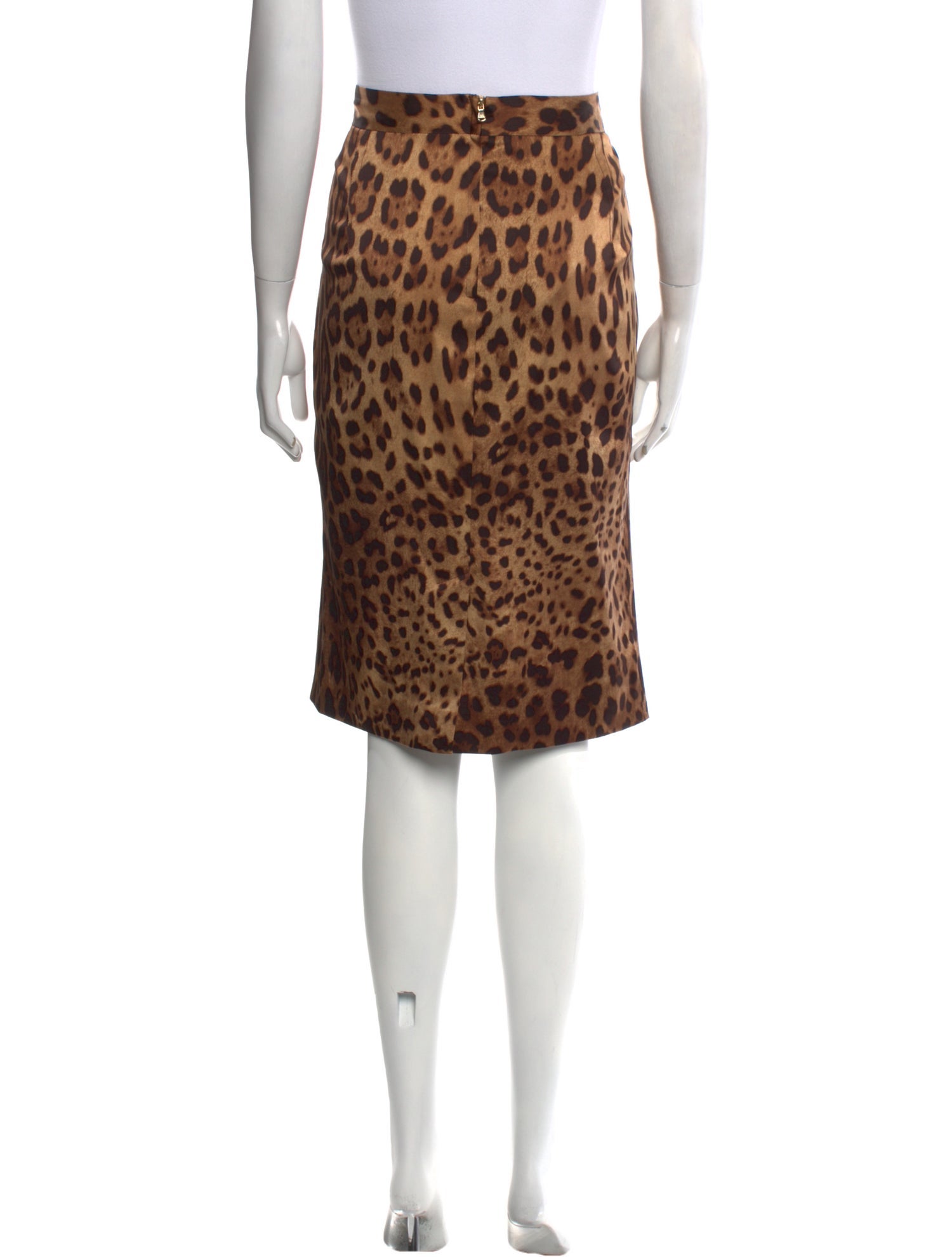 Dolce & Gabbana Silk Knee-Length Skirt