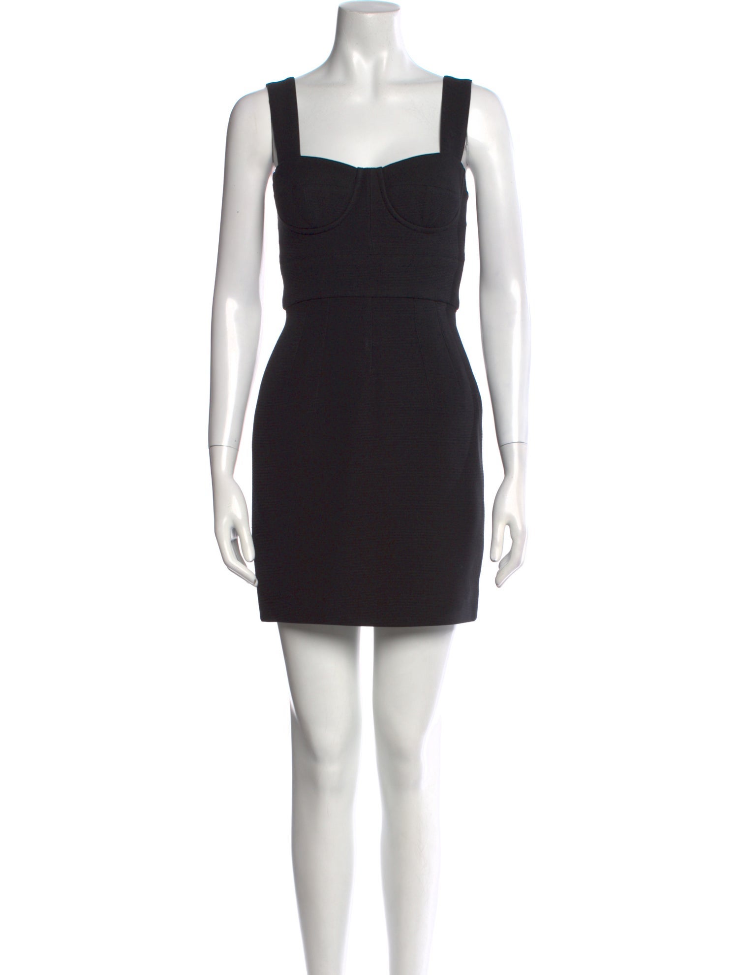 Dolce & Gabbana Square Neckline Mini Dress