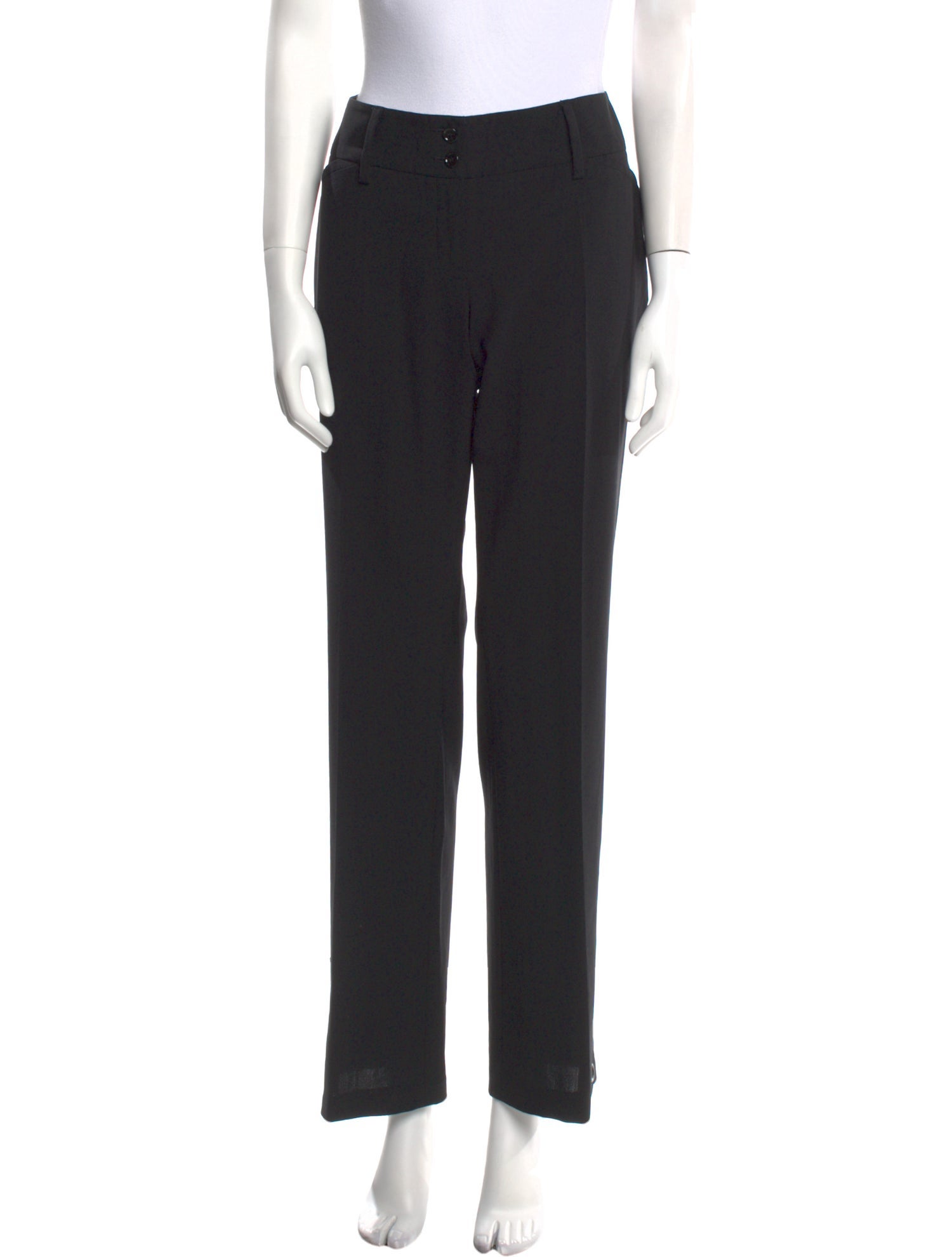 Dolce & Gabbana Virgin Wool Wide Leg Pants